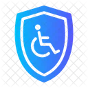 Disability Insurance People Wheelchair Icon