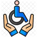 Disability Rights Wheelchair Handicap Icon