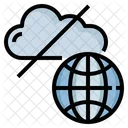 Disable Cloud Service Cloud Computing Icône