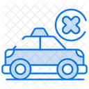 Disable No Car No Taxi Icon