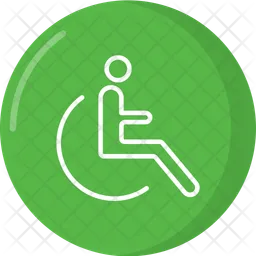 Disable Man  Icon