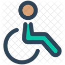 Medical Disable Wheel Chain Icon