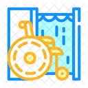 Disabled Voting Booth Icon