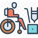 Disabled Crippled Handicapped Icon