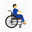 Disabled Person Wheel Chair Icon