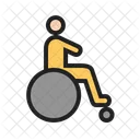 Disabled Person Patient Icon