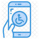 Disabled Smartphone Mobile Icon