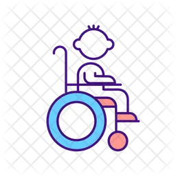 Disabled Child  Icon