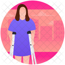 Disabled Girl Icon