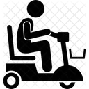 Disabled Handicap Old Man Icon