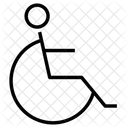 Disabled Wheelchair Chair Icon