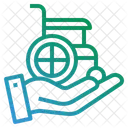 Disabled Coverage Insurance Protection Risk Protect Icon