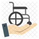 Disabled Coverage Insurance Protection Risk Protect Icon