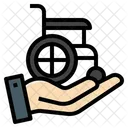 Disabled Coverage Insurance Protection Risk Protect Icon