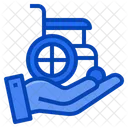 Disabled Coverage Insurance Protection Risk Protect Icon
