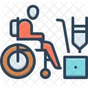 Disabled Crippled Handicapped アイコン