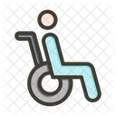 Disabled Wheelchair Handicapped Icon