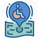 Disabled Person Support Icon