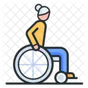 Disabled Senior  Icon