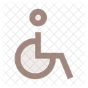 사람 장애인 휠체어 아이콘