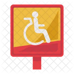 Disabled Sign  Icon
