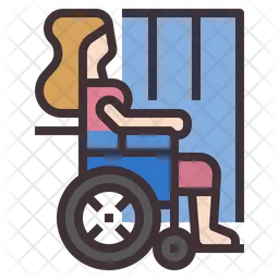 Disabled Woman  Icon