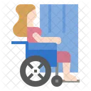 Disabled Woman Disabled Handicap Icon