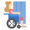 Disabled Woman Disabled Handicap アイコン