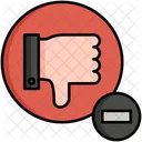 Disadvantage Thumb Down Dislike Icon