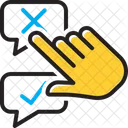 Disagree Negative Positive Icon