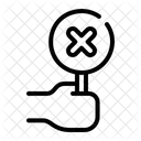 Disagree Not Accept Cross Mark Icon