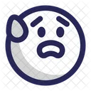 Disappointed Fear Worry Icon