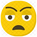 Disappointed Face Emoticon Smiley Icon