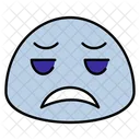 Stress Man Expression Icon