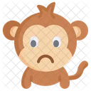 Disappointed Monkey  Icon