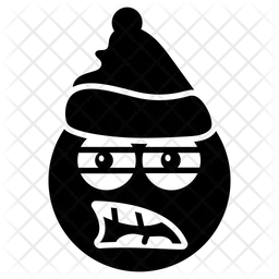 Disappointed Santa Emoji Emoji Icon