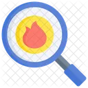 Disaster Magnifying Glass Search Icon