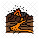 Disaster Volcano Eruption Icon