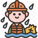 Disaster Flood Rescue Icon