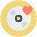 Disc Music Love Icon