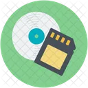 Disc Memory Card Icon