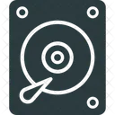 Disc Player Festplatte Festplattenlaufwerk Icon