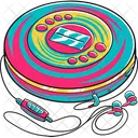 Disc-Spieler  Symbol