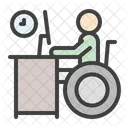 Discapacitados Inclusion Digital Inclusion Digital Icono