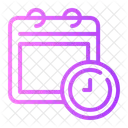 Discipline Time And Date Schedule Icon
