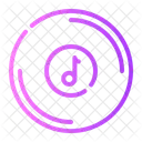 Disco Compacto Google Play Music Musica Icono