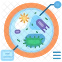 Placa De Petri Bacterias Laboratorio Icono