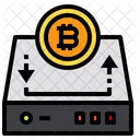 Disco rígido bitcoin  Ícone