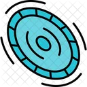 Frisbee Disco Perro Icon