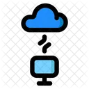 Cloud Server Pc Icon